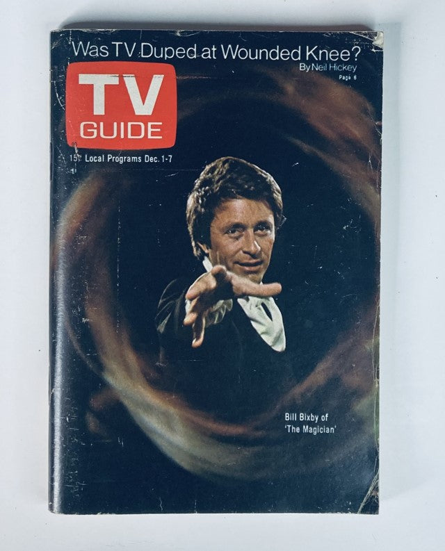 TV Guide Magazine December 1 1973 #1079 Bill Bixby LA Metro Ed. No Label