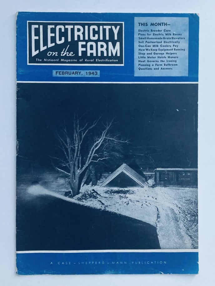 VTG Electricity on the Farm Magazine February 1943 Electric Brooder Care