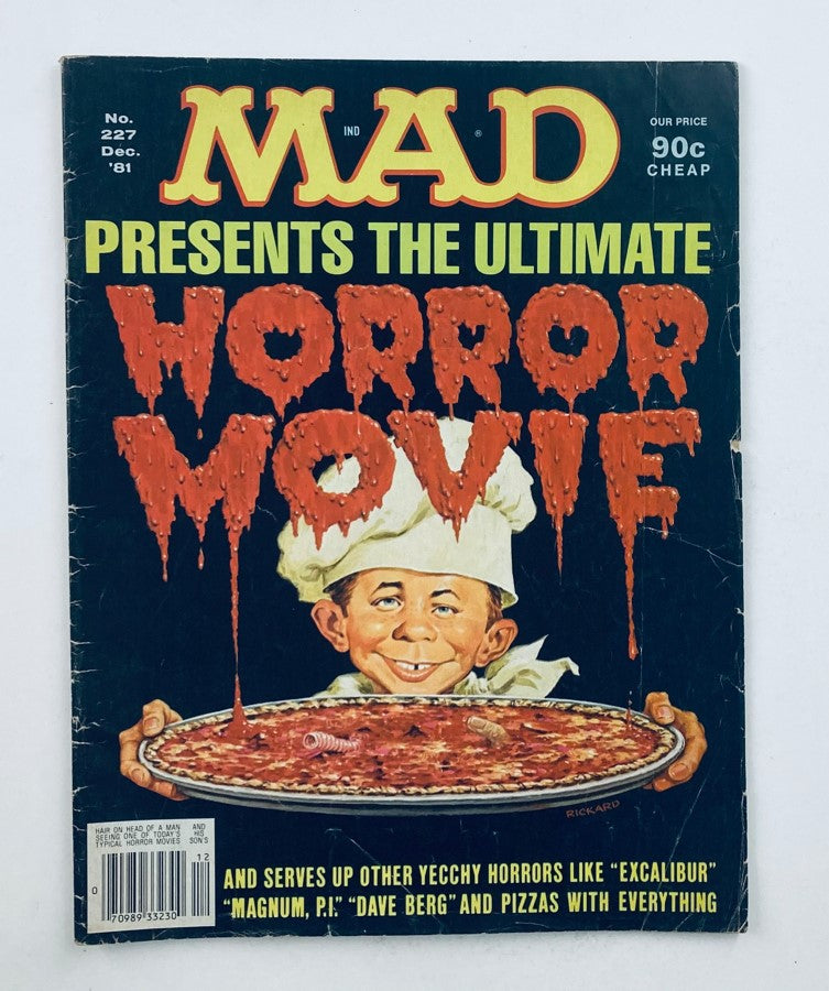 Mad Magazine December 1981 No. 227 The Horror Movie 4.0 VG Very Good No Label