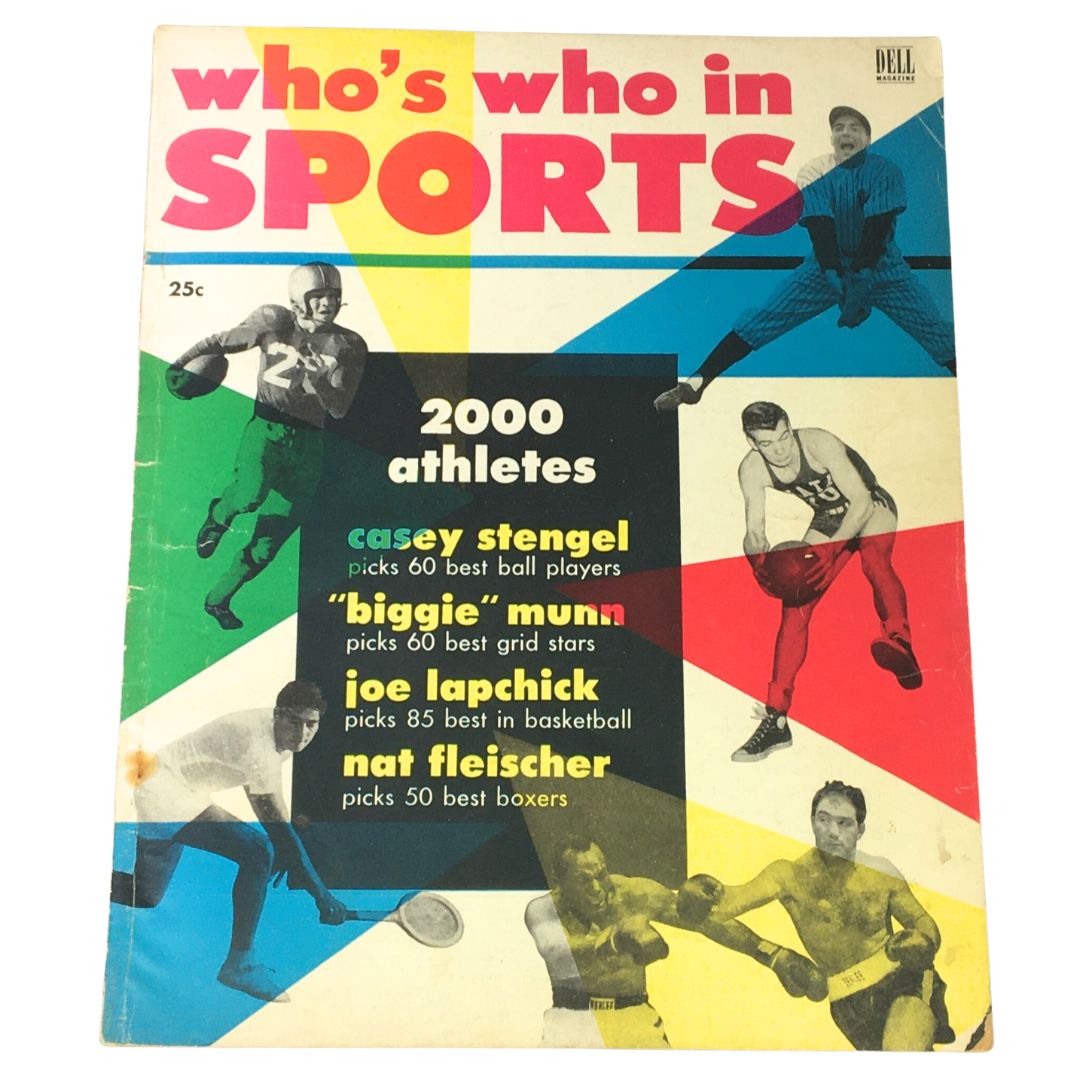 Who's Who In Sports Magazine 1953 Vol 1 #4 Casey Stengel, Joe Lapchick Newsstand