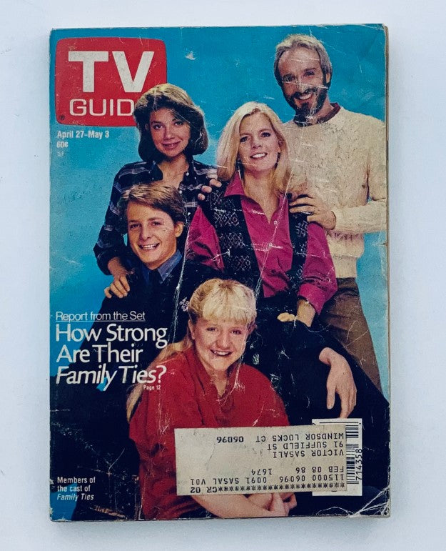 TV Guide Magazine April 27 1985 Tina Yothers Hartford-New Haven Ed.