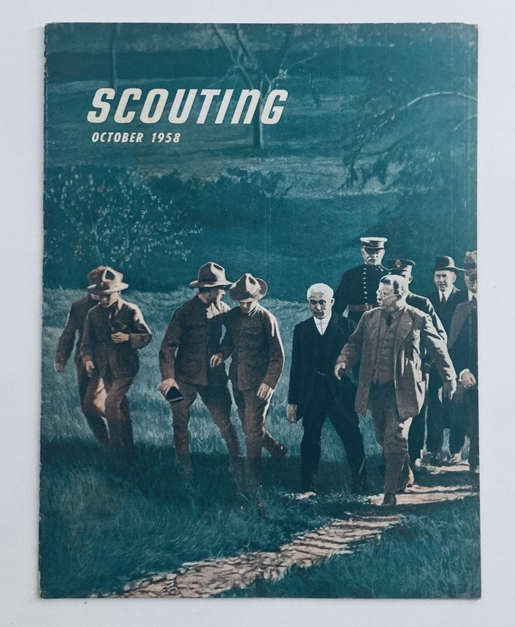 VTG Scouting Magazine October 1958 Vol 46 No. 8 Theodore Roosevelt Honorary