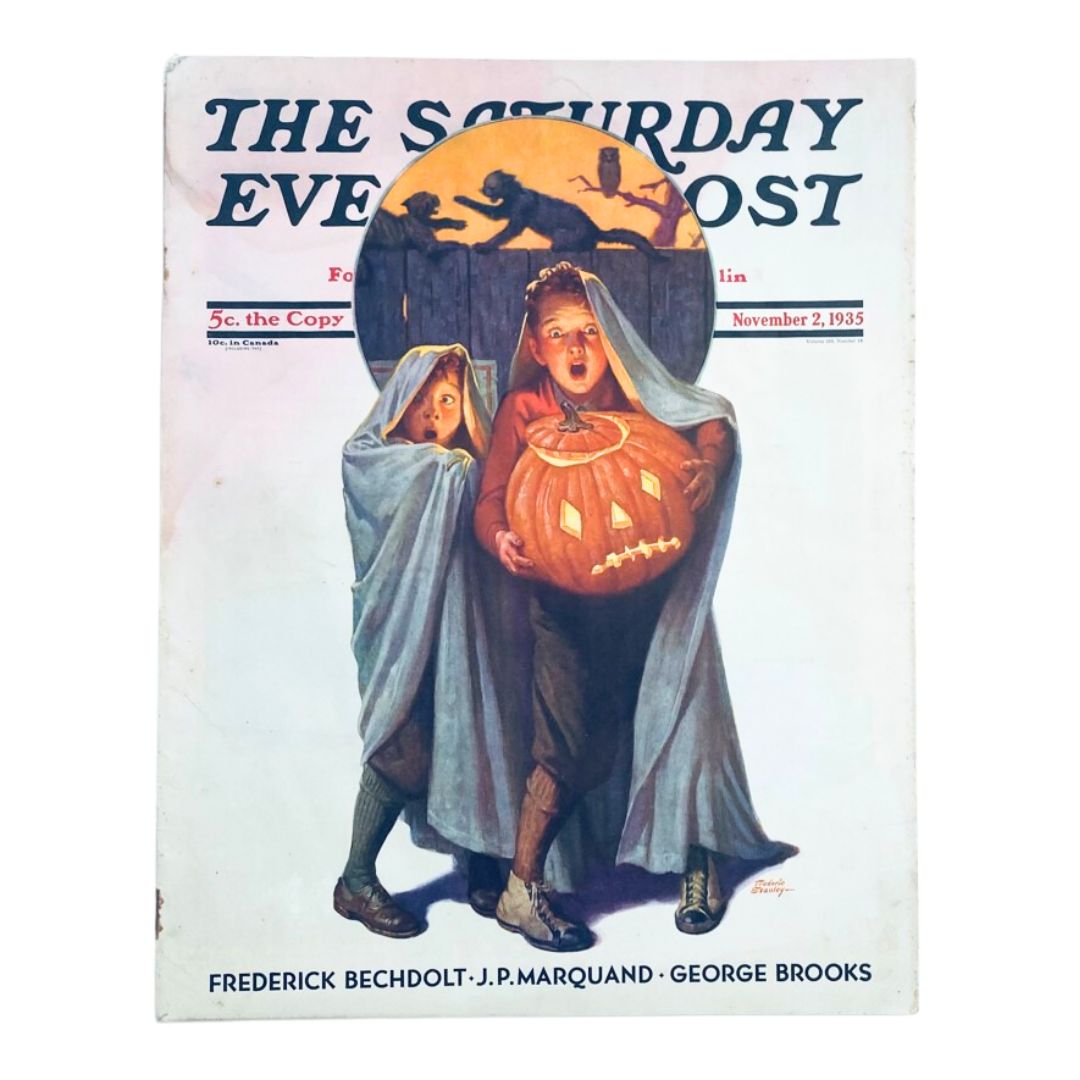 The Saturday Evening Post Magazine November 2 1935 Yankee Notion No Label