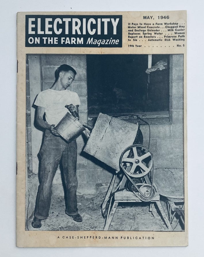 VTG Electricity on the Farm Magazine May 1946 Those Hay Finishing No Label