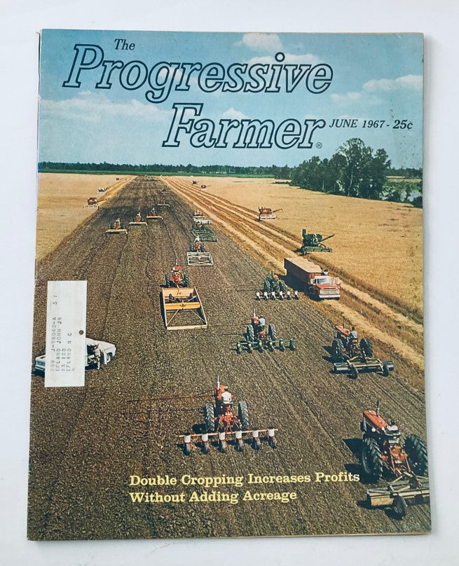 VTG The Progressive Farmer Magazine June 1967 Double Cropping Increases Profits