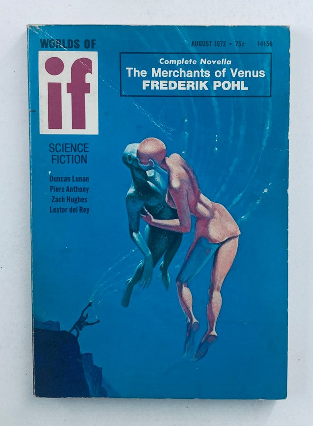 If Science Fiction Magazine July 1972 Vol 21 No. 6 The Merchants Venus No Label