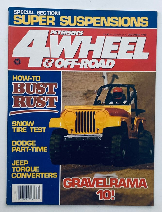 Petersen's 4 Wheel & Off-Road Magazine December 1980 How-To Bust Rust No Label