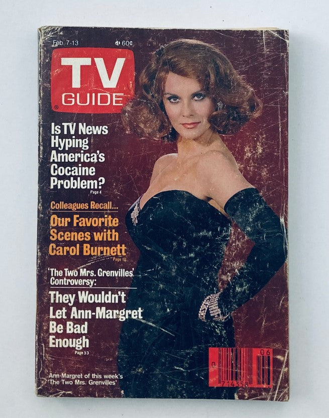 TV Guide Magazine February 7 1987 Ann-Margret Providence Ed. No Label