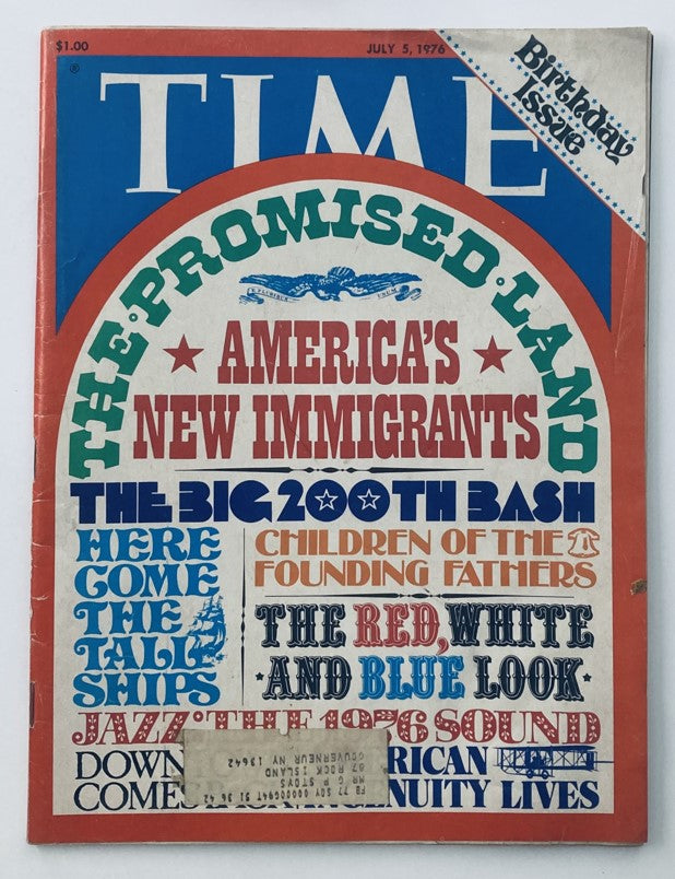 VTG Time Magazine July 5 1976 Bicentennial Issue America's New Immigrants