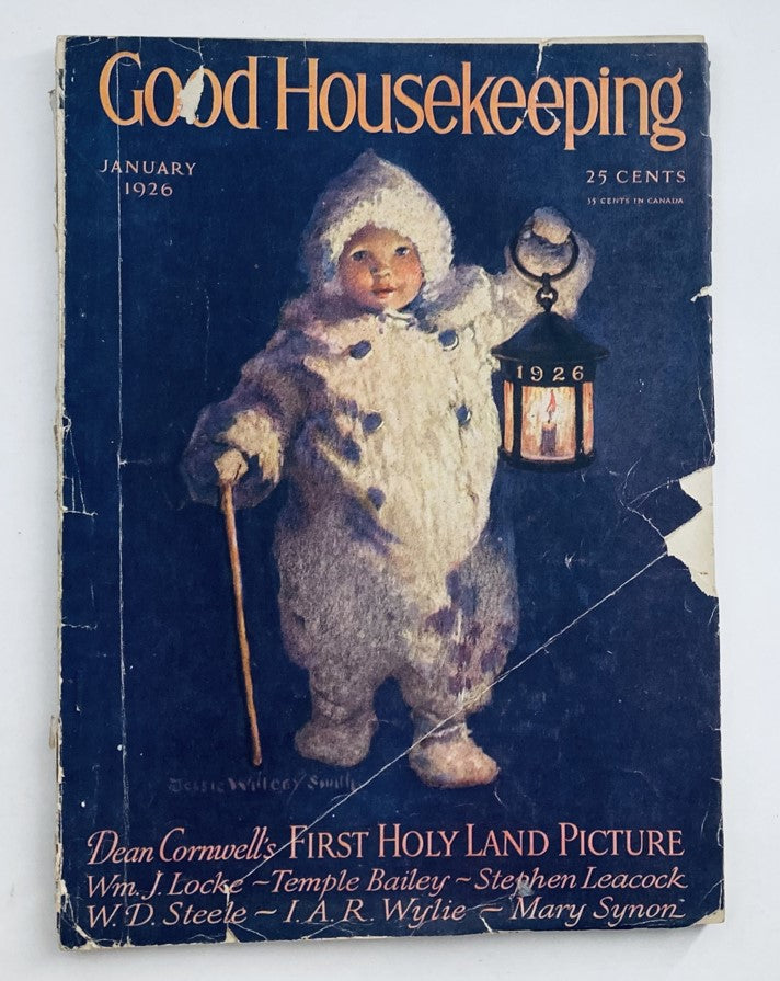 VTG Good Housekeeping Magazine January 1926 First Holy Land Pictures No Label