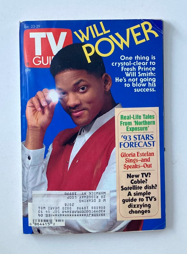 TV Guide Magazine January 23 1993 Will Smith Power NY Metro Ed.