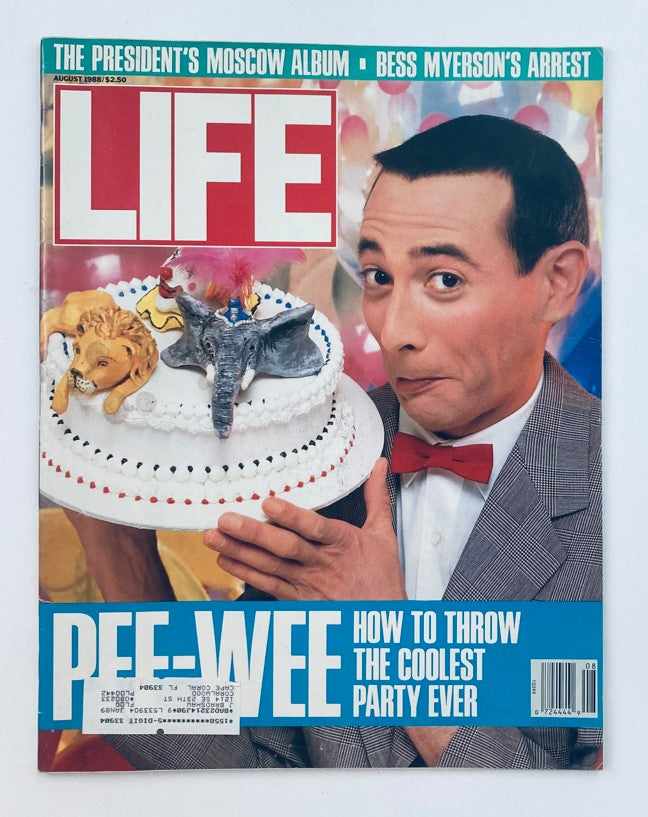 RES* Life Magazine August 1988 Vol 11 No. 9 Pee-wee Herman Throws A Party