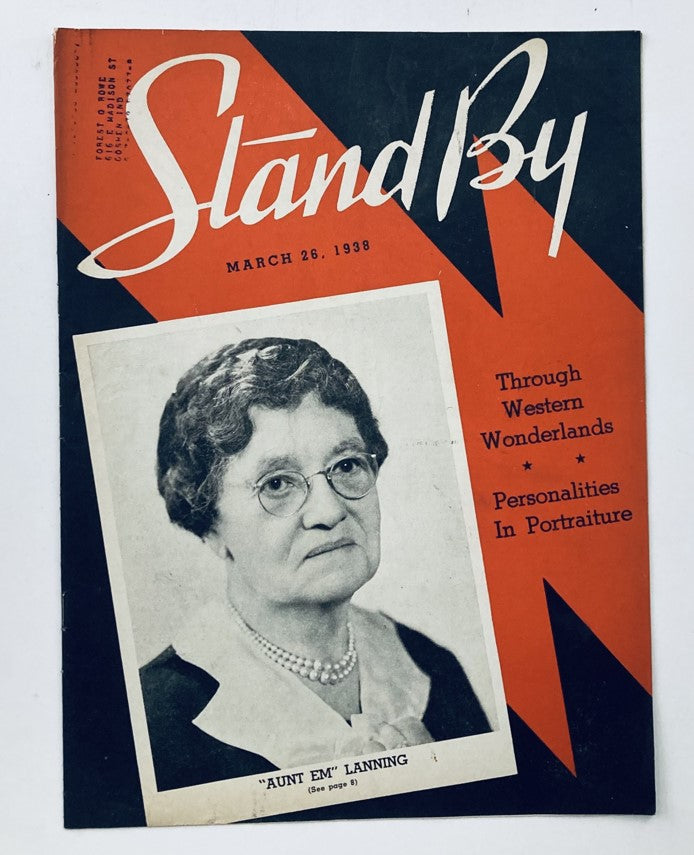 VTG Stand By Magazine March 26 1938 Aunt Em Lanning and Western Wonderlands