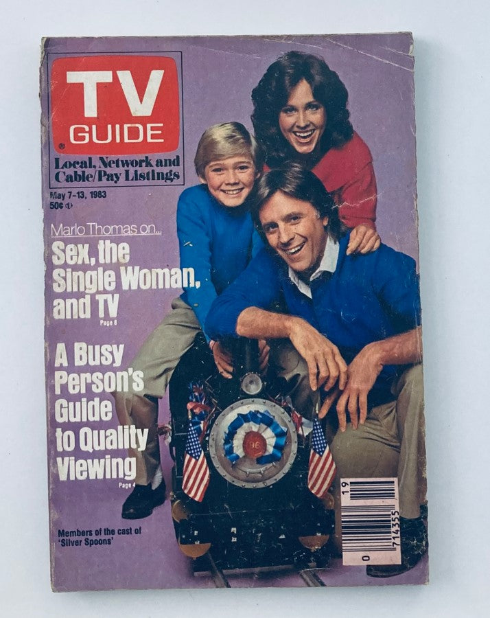 TV Guide Magazine May 7 1983 Cast of 'Silver Spoons' LA Metro Ed. No Label