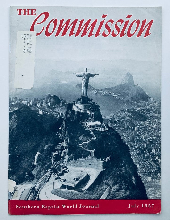 VTG The Commission Magazine July 1957 Southern Baptist World Journal