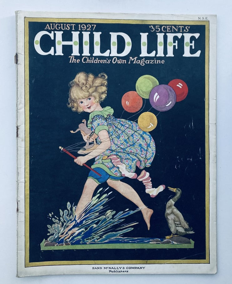 VTG Child Life Magazine August 1927 Vol 6 No. 8 Nursery Nuggets No Label