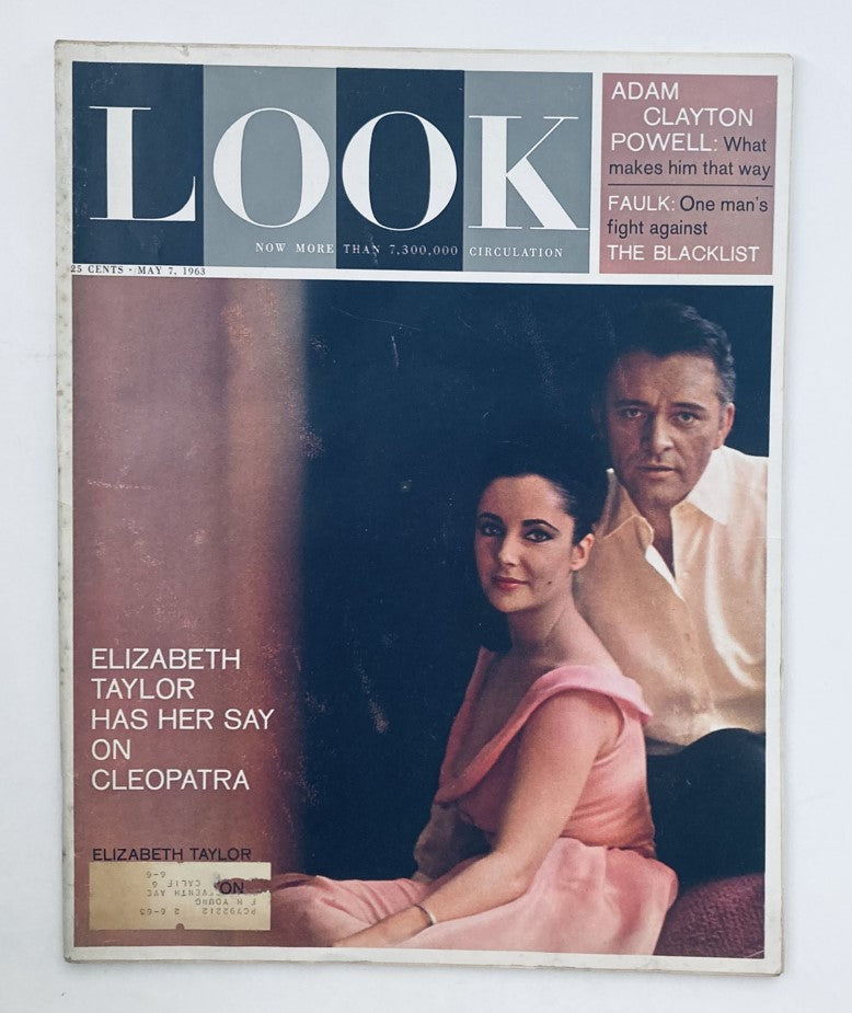 VTG Look Magazine May 7 1963 Vol 27 No. 9 Elizabeth Taylor & Richard Burton