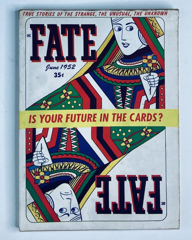 VTG Fate Magazine June 1952 Vol 5 No. 4 Is Your Future In The Cards? No Label