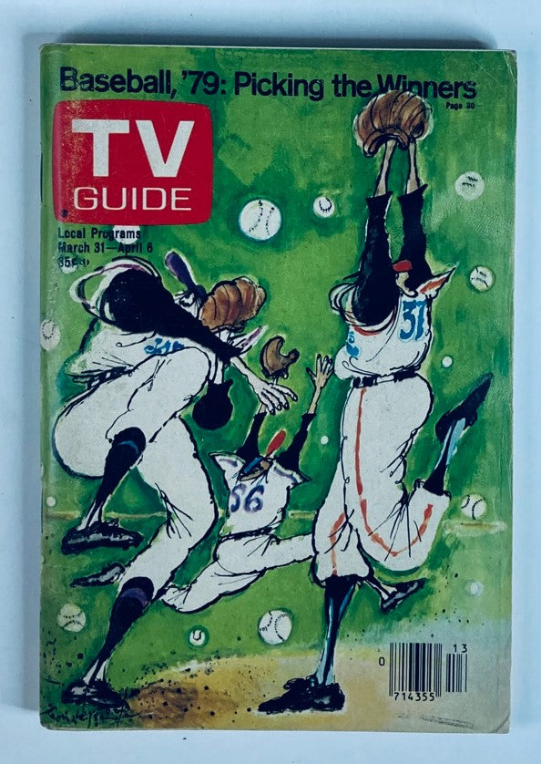 TV Guide Magazine March 31 1979 Baseball Picking Winners NY Metro Ed. No Label