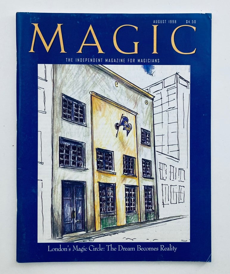 VTG Magic Magazine for Magicians August 1998 London's Magic Circle No Label