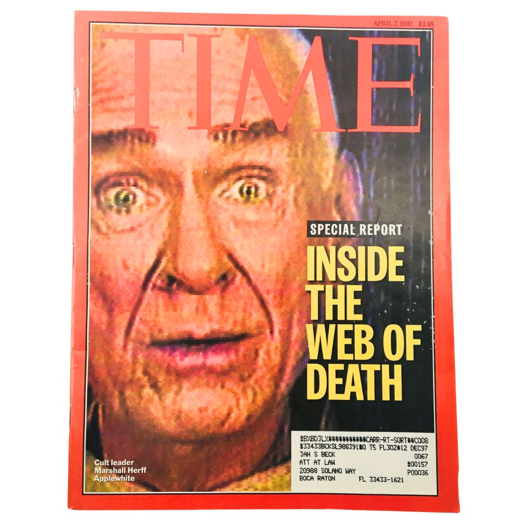 Time Magazine April 7 1997 Marshall Herff Applewhite Inside Web of Death