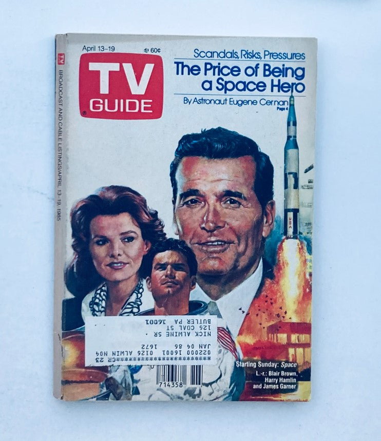 TV Guide Magazine April 13 1985 Blair Brown, Harry Hamlin Pittsburgh Metro Ed.