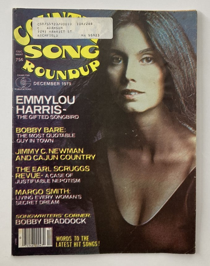 VTG Country Song Roundup Magazine December 1979 Emmylou Harris & Bobby Bare