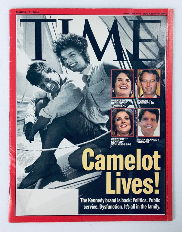 Time Magazine August 13 2001 Vol 158 No. 6 The Kennedy's No Label