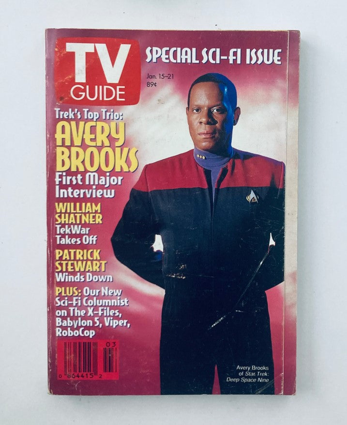 TV Guide Magazine January 15 1994 Avery Brooks MN State Ed. No Label