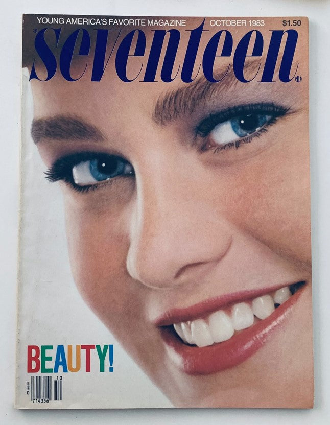 VTG Seventeen Magazine October 1983 Cover Girl Alyssa Boyett No Label VG