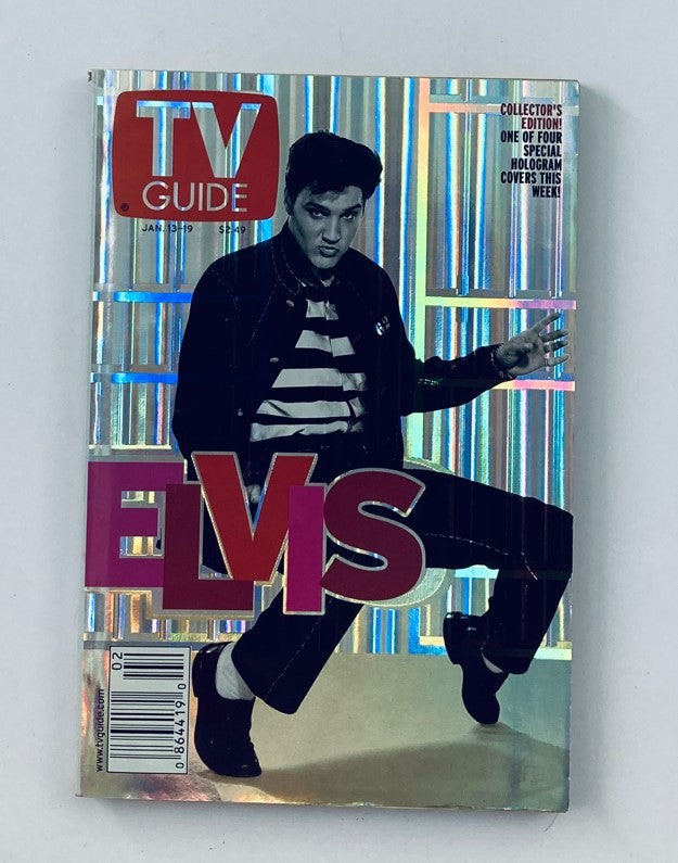 TV Guide Magazine January 13 2001 Elvis Presley NY Metro Ed. No Label