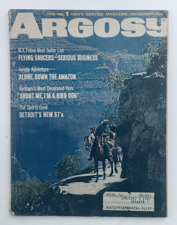 VTG Argosy Magazine December 1966 Vol 363 No. 6 Flying Saucers Serious Business