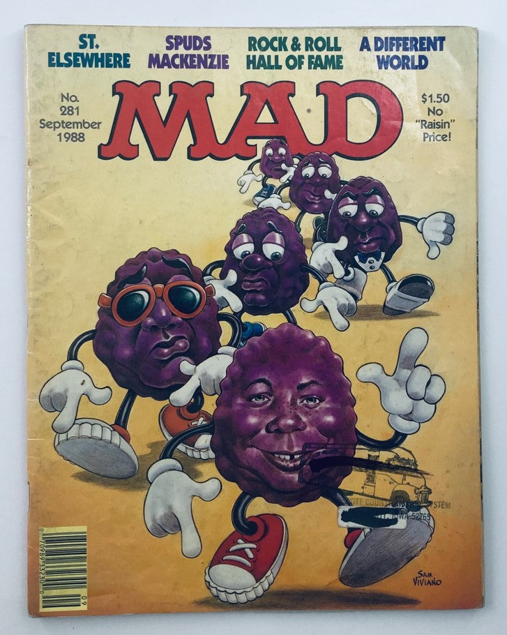 Mad Magazine September 1988 No. 281 St. Health Scare 2.0 Good No Label