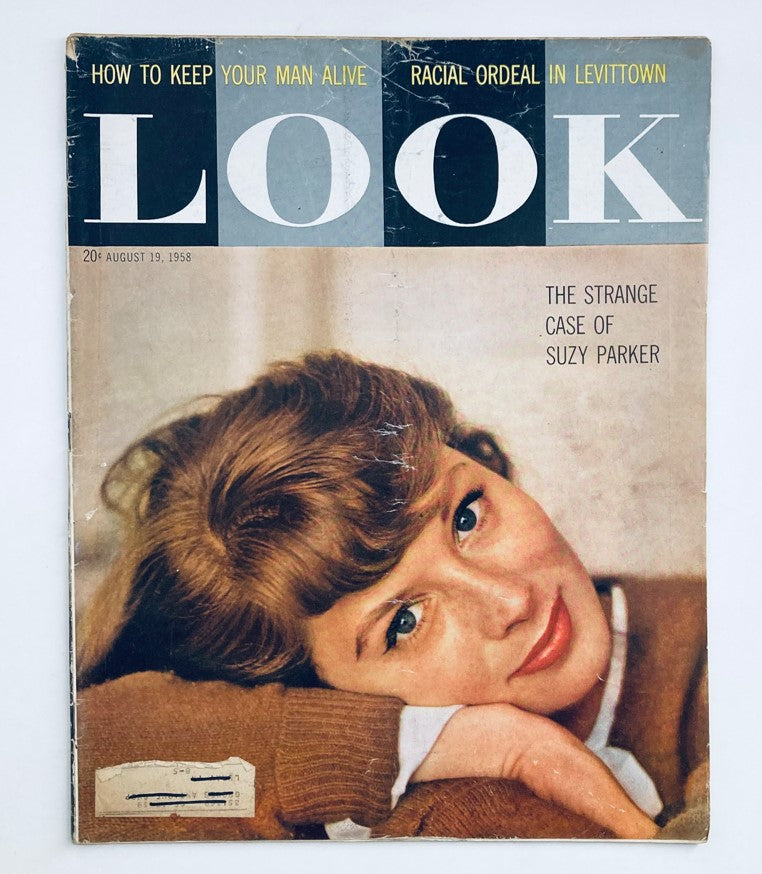 RES* Look Magazine August 19 1958 Vol 22 No. 17 Suzy Parker's Strange Case