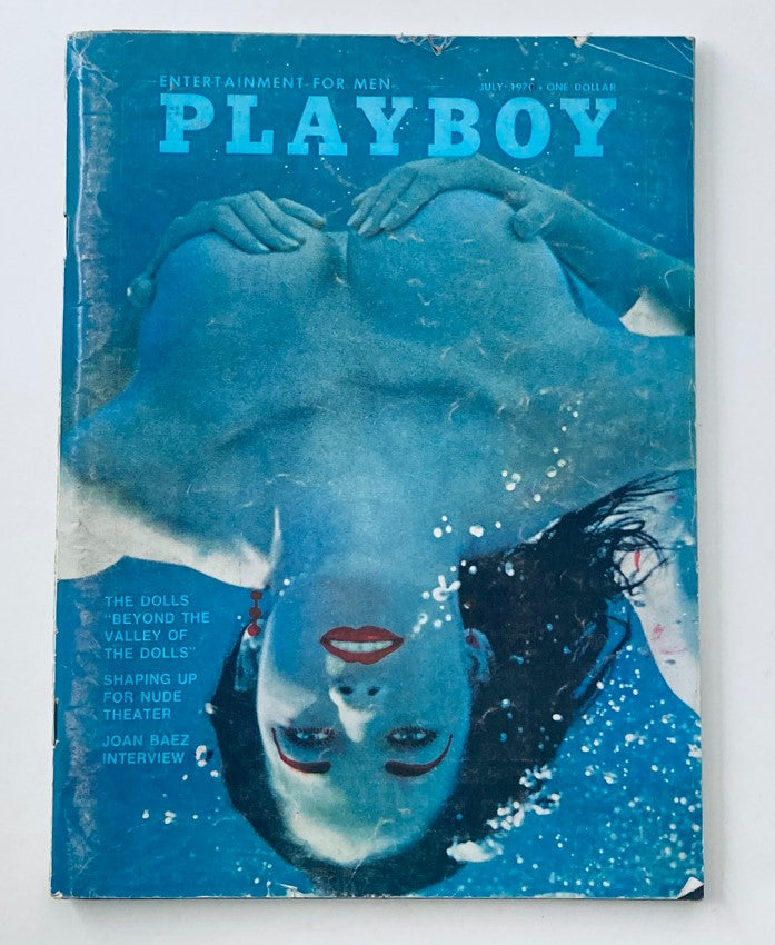 VTG Playboy Magazine July 1970 Playmate Carol Willis w Centerfold No Label