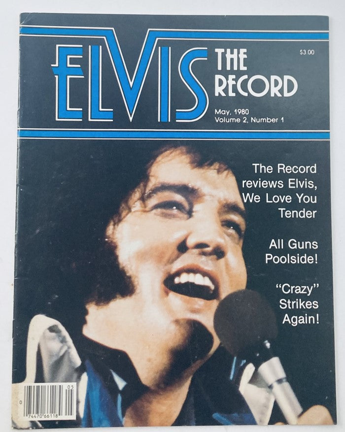 VTG Elvis The Record Magazine May 1980 Vol 2 No. 1 Elvis Presley No Label