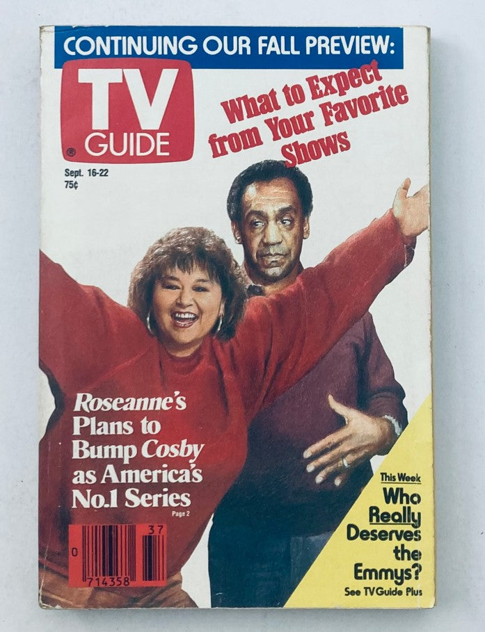 TV Guide Magazine September 16 1989 Bill Cosby Providence Ed. No Label