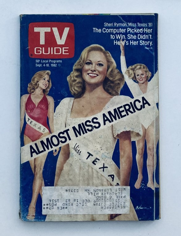 TV Guide Magazine September 4 1982 The Computer Picked Her New Hampshire Ed.