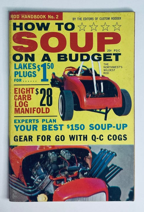 VTG Rod Handbook No. 2 1961 How To Soup On A Budget Q-C Cogs No Label