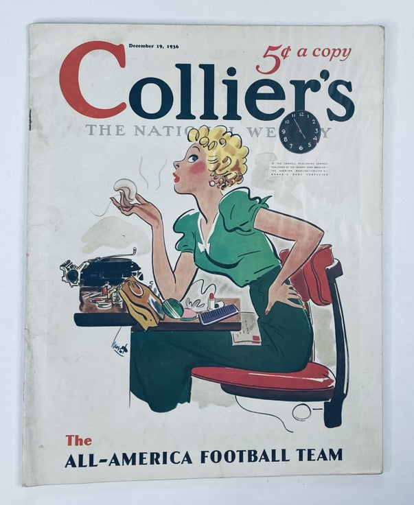 VTG Collier's Magazine December 19 1936 The All-America Football Team