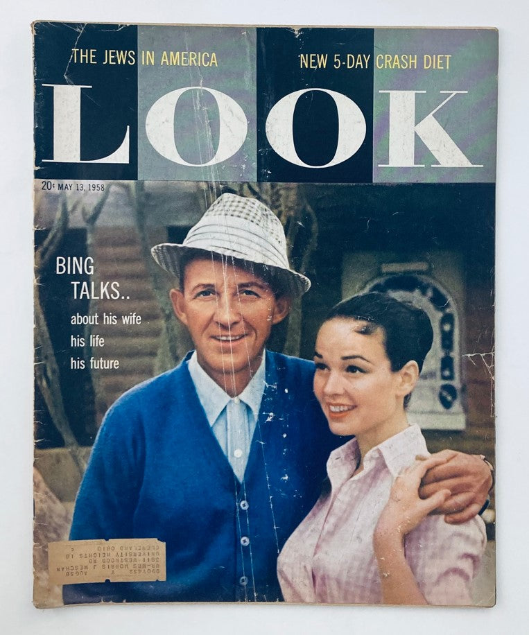 VTG Look Magazine May 13 1958 Vol 22 No. 10 Bing and Kathryn Crosby