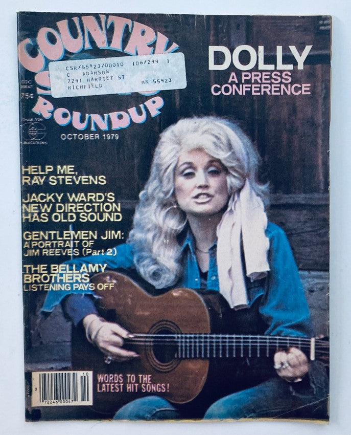 VTG Country Song Roundup Magazine October 1979 Dolly Parton Press Conference