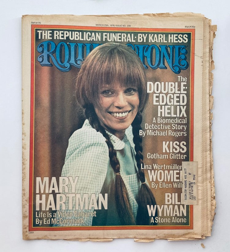 VTG Rolling Stone Magazine March 25 1976 Issue 209 Mary Hartman Cover