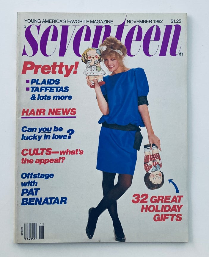 VTG Seventeen Magazine November 1982 Offstage with Pat Benatar No Label VG