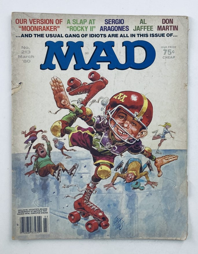 Mad Magazine March 1980 No. 213 A Slap at Rocky II 4.0 VG Very Good No Label