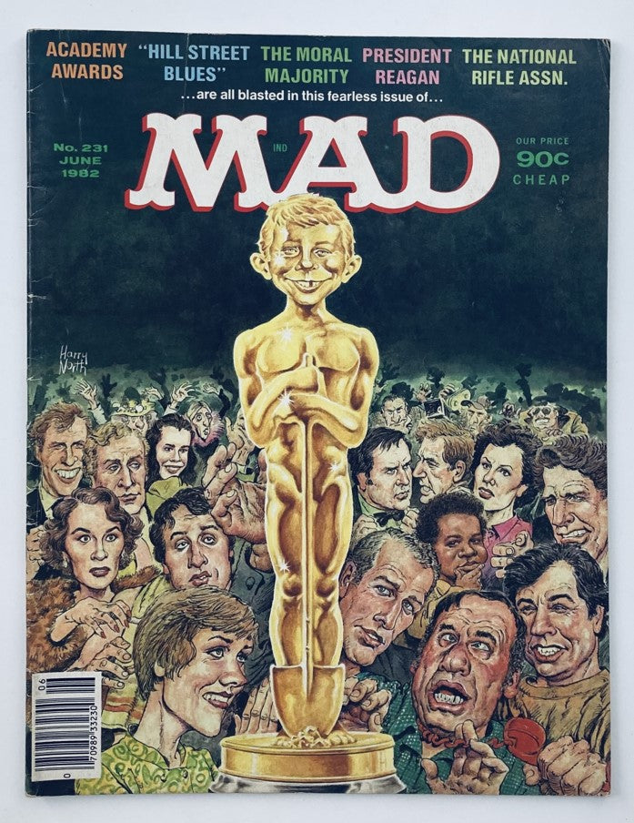 Mad Magazine June 1982 No. 231 The Mad Academy Awards Show 6.0 FN Fine No Label