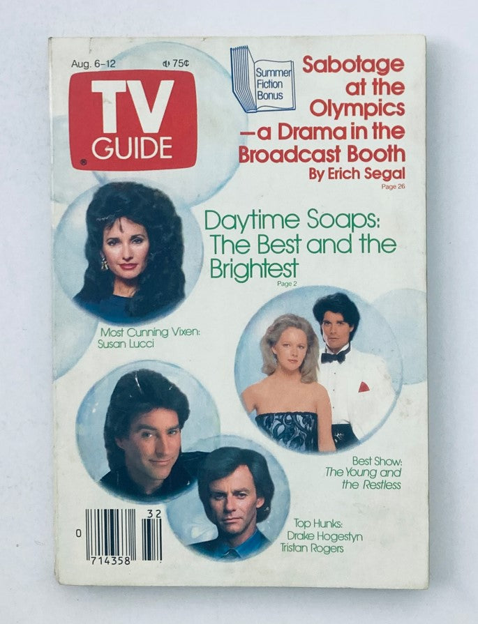 TV Guide Magazine August 6 1988 Susan Lucci WA-Baltimore Ed No Label