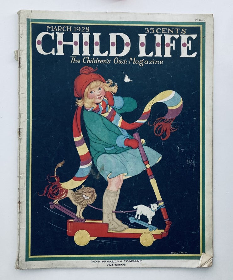 VTG Child Life Magazine March 1928 Vol 7 No. 3 The Magic Screen No Label