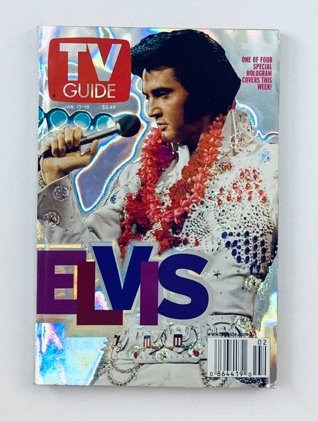 TV Guide Magazine January 13 2001 Elvis Presley NY Metro Ed. No Label