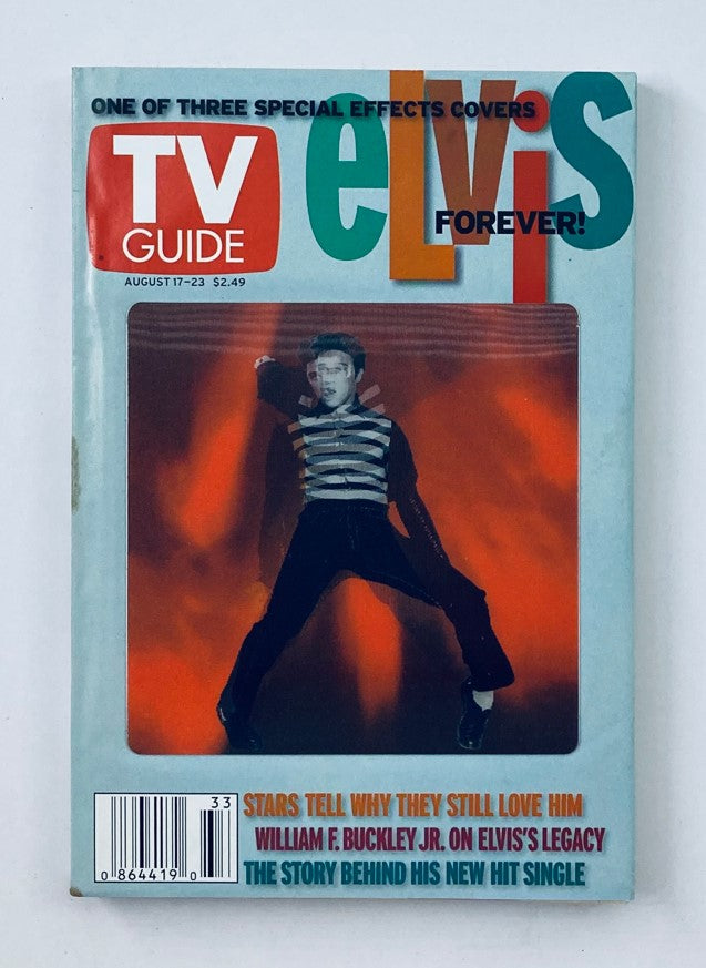 TV Guide Magazine August 17 2002 Elvis Presley Cablevision of Northern NJ Ed.